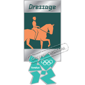 London 2012 Dressage Pictogram Pin