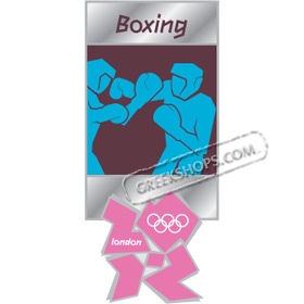 London 2012 Boxing Pictogram Pin