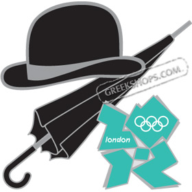 London 2012 Bowler / Umbrella Pin