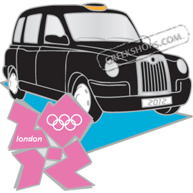 London 2012 Taxi Pin