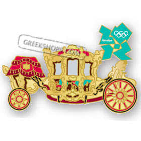 London 2012 Lord Mayors Coach Oversized 2" Pin