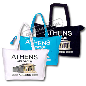 Canvas Athens Acropolis Shoulder Bag Style BG32