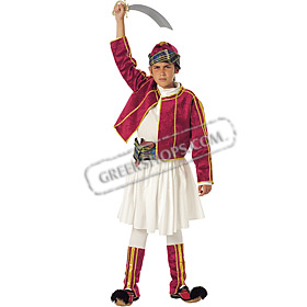 Athanasios Diakos Costume for Boys Size 6-14 Style 644014