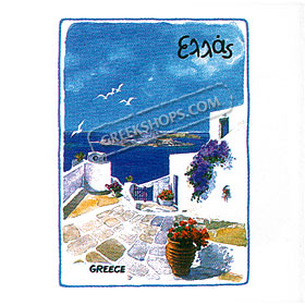Greek Islands Tshirt 1128