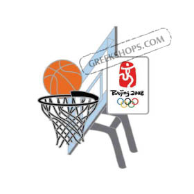 Beijing 2008 Basketball Pin
