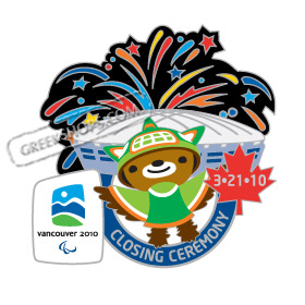 Vancouver 2010 Paralympic Closing Ceremony Pin 