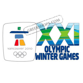 Vancouver 2010 Winter Games XXI Cut-Out Pin