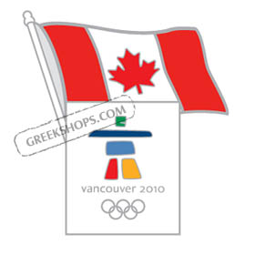 Vancouver 2010 Canada Flag Pin