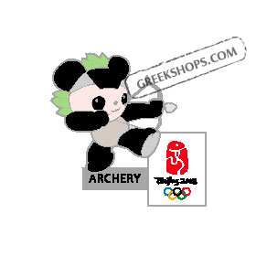Beijing 2008 Jingjing Archery Olympic Sports Pin
