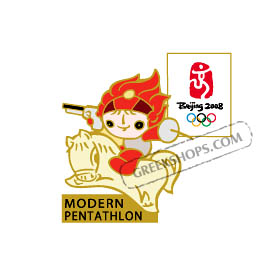 Beijing 2008 Huanhuan Modern Pentathalon Olympic Sports Pin