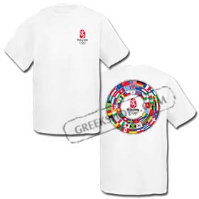 Beijing 2008 Circle of Flags T-shirt Clearance 30% off