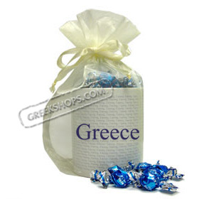Coffee Mug Gift Package with Greek Candy - Greece ( in English )