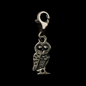 Sterling Silver Charm - Owl (15mm)