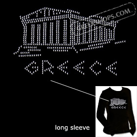 Metal Studded Long Sleeve Shirt - Parthenon Style T5666