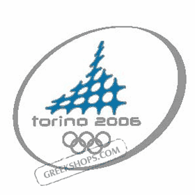 Torino 2006 2 Color Oval Pin
