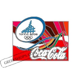 Torino 2006 Coca Cola Look of the Games Pins