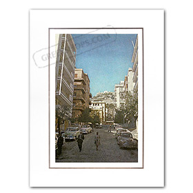 Vintage Greek City Photos Attica - City of Athens, Kolonaki & Sina Street (1961)
