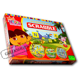 Dora My First Scrabble - Word-Building Game (in Greek) Ages 5+