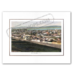 Vintage Greek City Photos Peloponnese - Corinthia, Corinth, new Corinth view (1910)