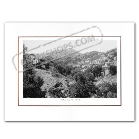 Vintage Greek City Photos Peloponnese - Helia, Andritsaina, City view (1910)