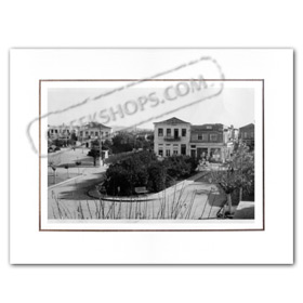 Vintage Greek City Photos Peloponnese - Helia, Amaliada, City view (1961)