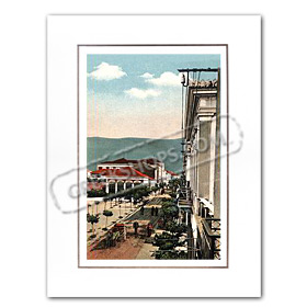 Vintage Greek City Photos Peloponnese - Messinia, Kalamata, Odos Aristomenous (1910)