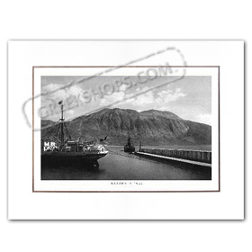 Vintage Greek City Photos Peloponnese - Messinia, Kalamata, City Port (1922)