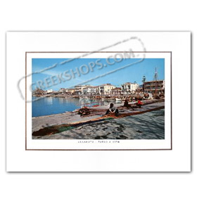 Vintage Greek City Photos Peloponnese - Messinia, Kalamata, Paralia (1970)