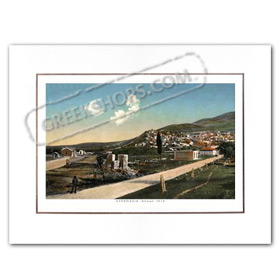 Vintage Greek City Photos Peloponnese - Messinia, Kyparissia, City view (1910)