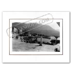 Vintage Greek City Photos Peloponnese - Messinia, Agios Nikolaos, City View (1958)
