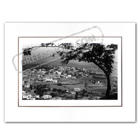 Vintage Greek City Photos Peloponnese - Messinia, Kyparissia, View from the Castle (1958)