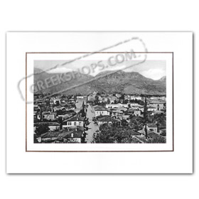 Vintage Greek City Photos Peloponnese - Lakonia, Sparti, City View (1924)