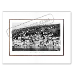 Vintage Greek City Photos Peloponnese - Lakonia, Gythio, City view (1950)