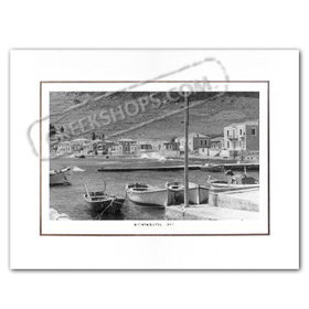 Vintage Greek City Photos Peloponnese - Lakonia, Monemvasia, City view (1960)