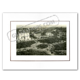 Vintage Greek City Photos Peloponnese - Arcadia, Tripolis, Kolokotroni Square (1937)