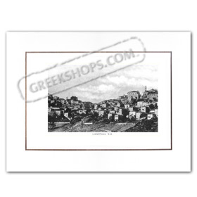 Vintage Greek City Photos Peloponnese - Arcadia, Dimitsana, city view (1910)