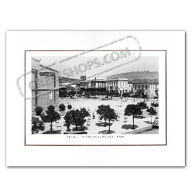 Vintage Greek City Photos Peloponnese - Argolida, Argos, St. Peter Square (1954)