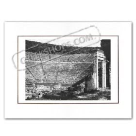 Vintage Greek City Photos Peloponnese - Argolida, Epidavros, Theather (1920)