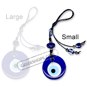 Small Blue Evil Eye Decorative Charm 121118A
