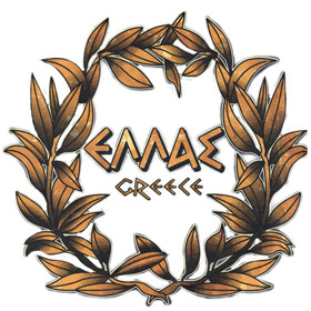 Ancient Greece Olive Wreath Sweatshirt Style D112