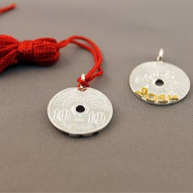 2014 Deka Lepta Coin Gouri Goodluck Charm