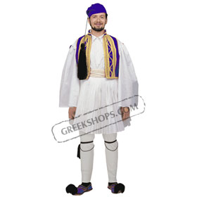 Blue Evzonas / Tsolias Man Costume Style 217001