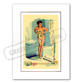 Vintage Greek Advertising Posters - Papoutsanis Soaps 