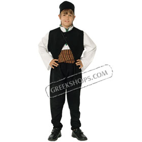 Thrace Costume for Boys ages 8-16 Style 300016 CLOSEOUT