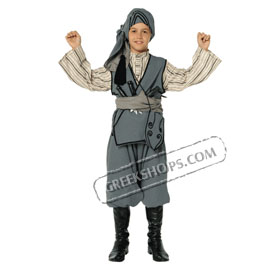 Grey Pontos Costume for Boys ages 2-6 Style 301010