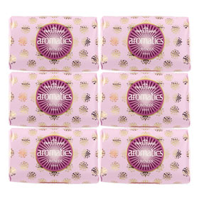 Papoutsanis Luxury Greek Soap "Levanda" (Lavender) Scent, 6 pack