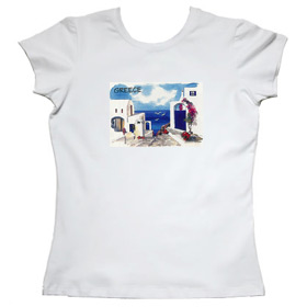Greeek Islands Womens Tshirt Style 102b