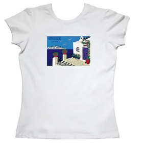 Greeek Islands Womens Tshirt Style 68b