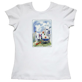 Greeek Islands Womens Tshirt Style 81b