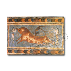 Picture Magnet : Bull-Leaping Fresco